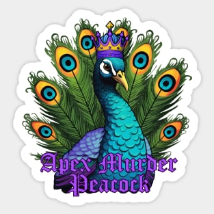 Apex Murder Peacock Sticker